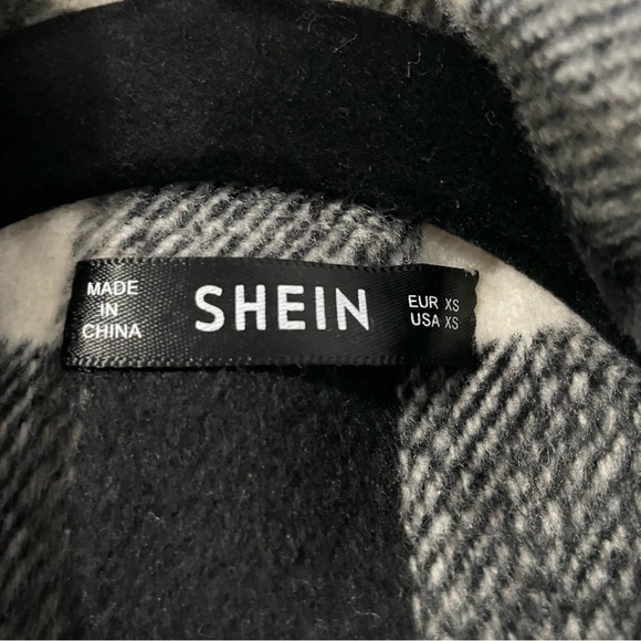 Plaid long coat - Picture 3 of 5